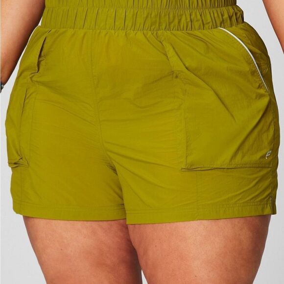 Fabletics Ultra High-Waisted Piped Nylon Short - Picture 1 of 7